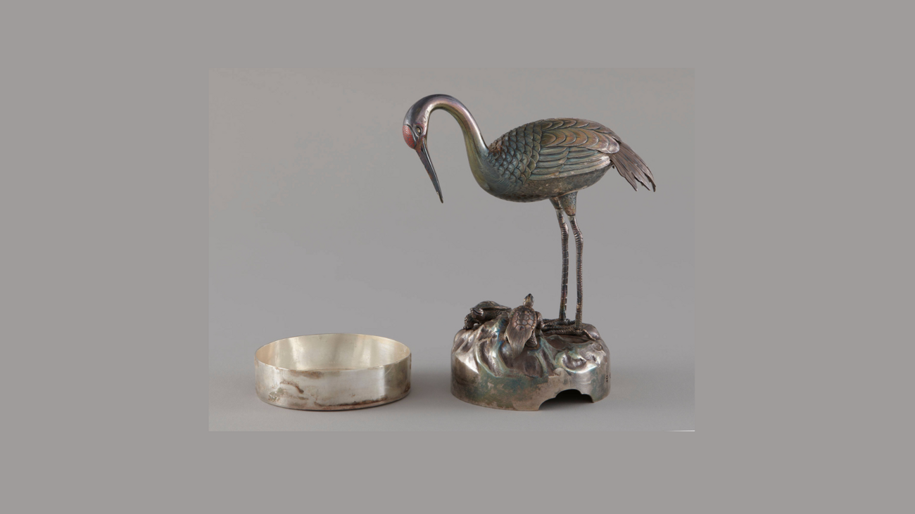 Commemorating a Marriage: An Imperial Crane and Turtle Box